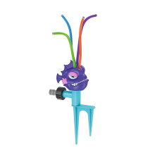 Cartoon Water Sprinkler Kids Water Play Toy Outdoor Beach Swimming Toy Garden Yard Supplies Lantern Fish Sprinkler