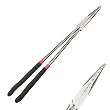 Steel Needle Nose Pliers Straight Head 25/45 Degree-sharp mouth