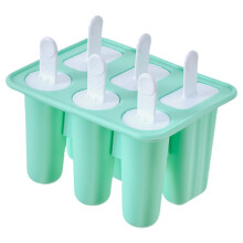 Silicone Popsicles Maker With Detachable Stick Creative-Green