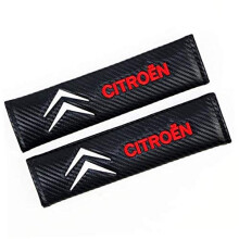 2 Pcs Car Seat Belt Cover for Citroen C1 C3 C4 with Soft Shoulder Pad Pressure Relief Padding