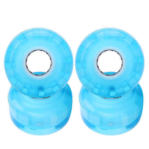 Τροχοί Skateboard Cruiser 52mm, Τροχός υψηλής ελαστικότητας από υλικό PU υψηλής ποιότητας με 1