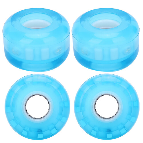 Τροχοί Skateboard Cruiser 52mm, Τροχός υψηλής ελαστικότητας από υλικό PU υψηλής ποιότητας με 2