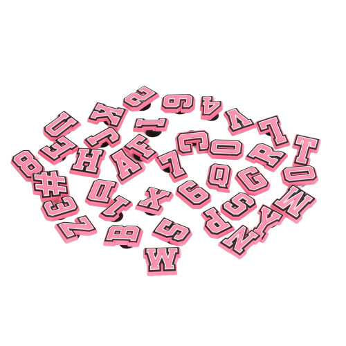 37Pcs Brief Schuh Charme Anzahl Muster PVC Schöne 1