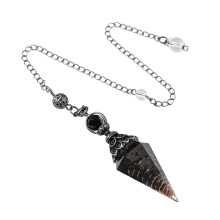 Authentic Healing Pendulum Natural Crystal Tool for Enhancing Intuition and Meditation, Unique Crystal Pendulum