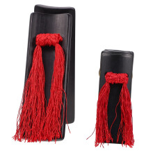 Handmade Kuaiban Clappers Traditional Chinese Percussion Instrument Black For Adults For Folk Music And Stage Performances