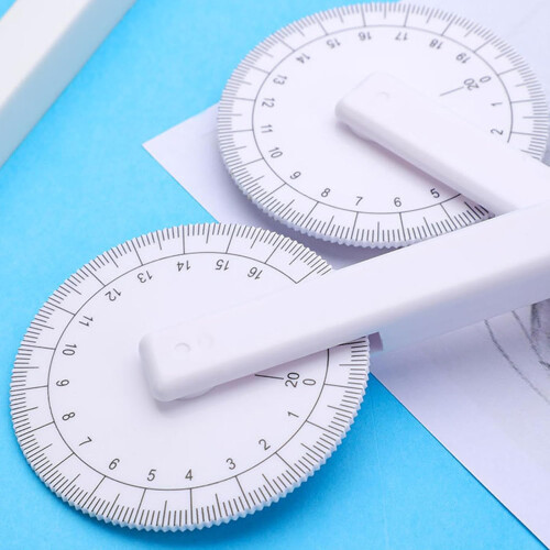 Circular quilt ruler with scaled rolling wheel pattern and 360degree rotating rolling wheel quilt ruler Ref: 7274 1