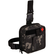 Bolsa táctica de fácil extracción, opciones de fijación versátiles, nailon de grado militar, acceso rápido para respuesta inmediata, correa