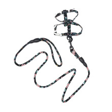 Adjustable cat harness with leash, comfortable cotton strap for cats and kittens, ensuring safe and pleasant outdoor experiences.