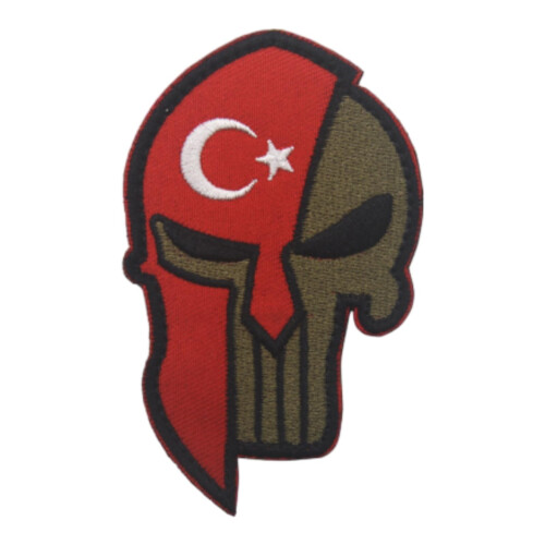 Tactical Patch Reflective IR Fabric Flag Armband Morale Patch Night Identification Embroidered Skull