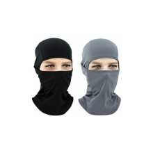 Masc Aghaidhe Balaclava le haghaidh Úsáide Allamuigh, Masc Lán-Aghaidhe Uiscedhíonach le Cochall Cosanta UV, Fabraic Breathable Feistiú