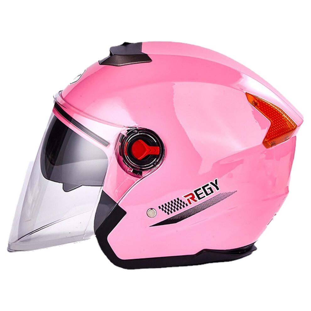 Open Face Motorcycle Helmet With Integrated Sun Visor, Ece 22-05 & Dot Certification Safety Helmet For Scooter Bike Riders, Lightweight Design With Co 9088816124029