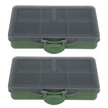 Organisateur de matériel de pêche en polymère PP, kit de pêche à la carpe compact, mini-conteneur d'accessoires de pêche léger et durable,