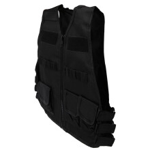 Tactical Vest For Kids, Adjustable Size Kids Outdoor Game Gear with Multi-purpose Pocket, Premium Fabric Breathable Nylon Airsoft Vest for Role Play
