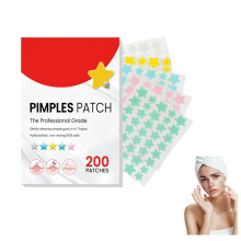 Pimple Patch, Blemish Covering Patch with Tea Tree Oil, Hydrocolloid Spot Patches in 2 Sizes, 5 Colors (2 Boxes)
