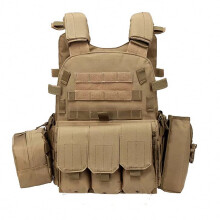 Military Tactical Vest Airsoft Paintball Plate Carrier MOLLE Outdoor Men One Size Style3
