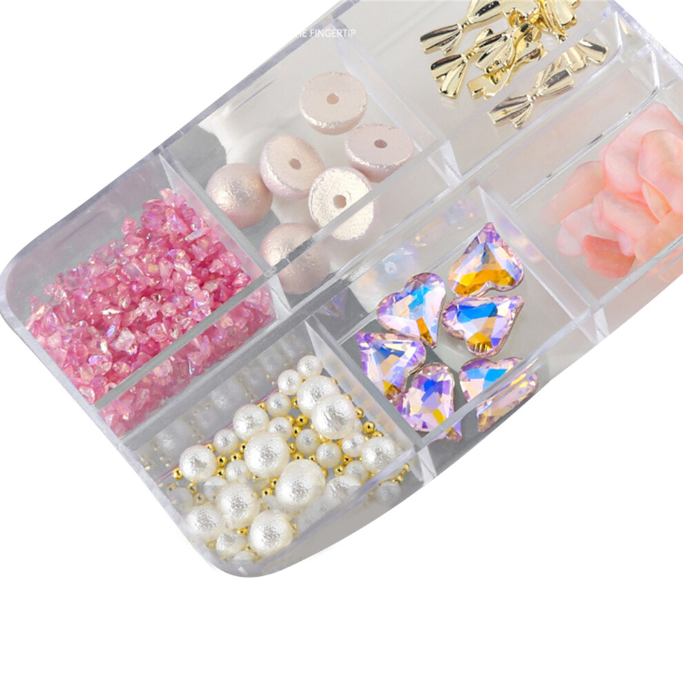 Nail Art Rhinestones And Pearls Half Round Pearls Flatback-16