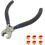 Aluminum TSquare and Nocking Pliers, Combo Set with 6 Nocking Points for Bowstring Installation 4
