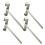 Efficient Beehive Frame Holder for Beekeepers, Keeps Frames Secure During Inspections (Pack of 4) 1