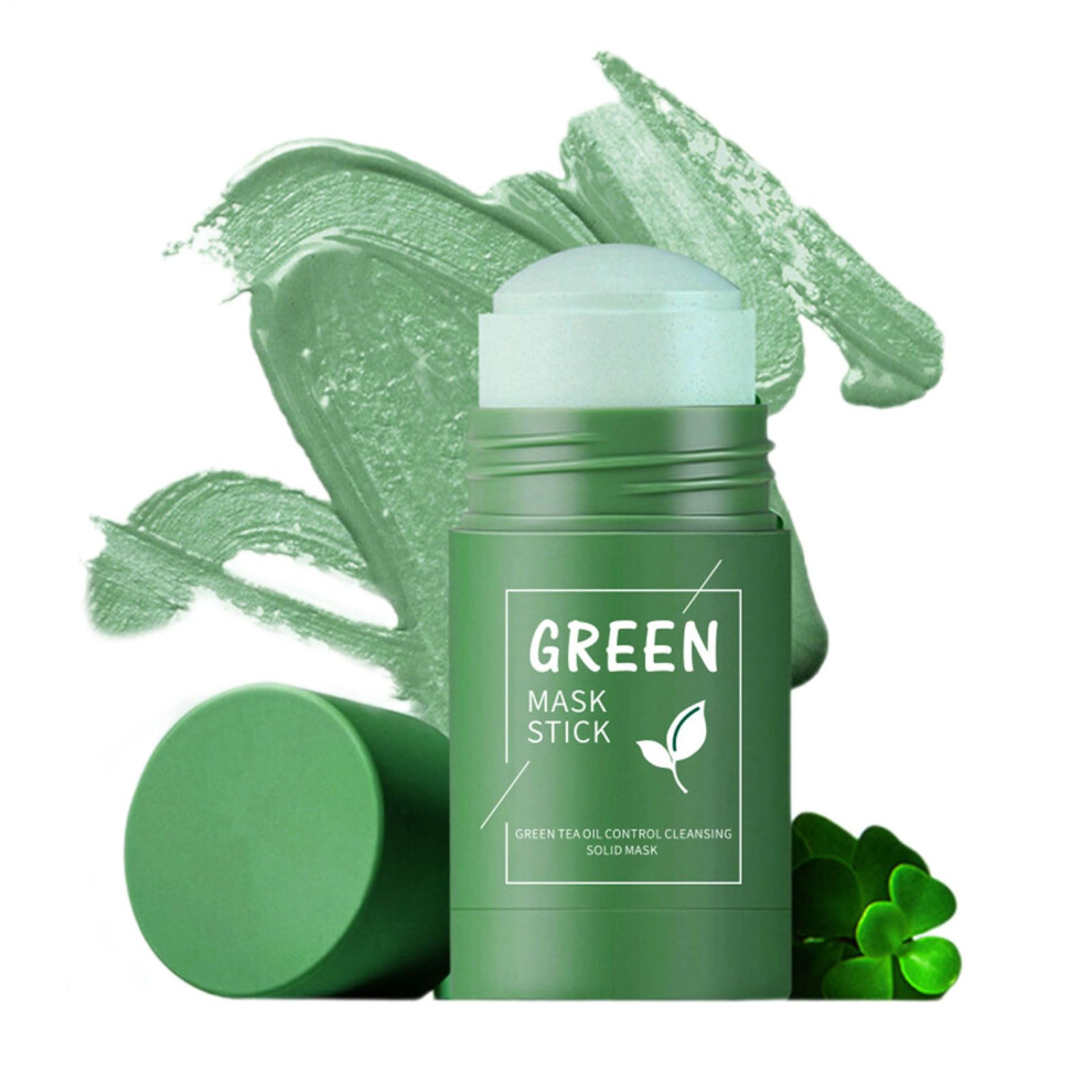 Clay Masque Stick, Deep Cleansing Mud Facial, Portable Oil Control Hydrating Mud Pore Cleanser for Women