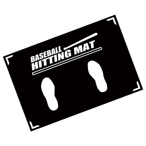 Baseball Hitting Trainer Practice Grass Mat, 90x60 cm Batter Box Turf Mat