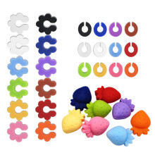 Colorful Silicone Drink Markers Suitable for Wine Glasses and-3