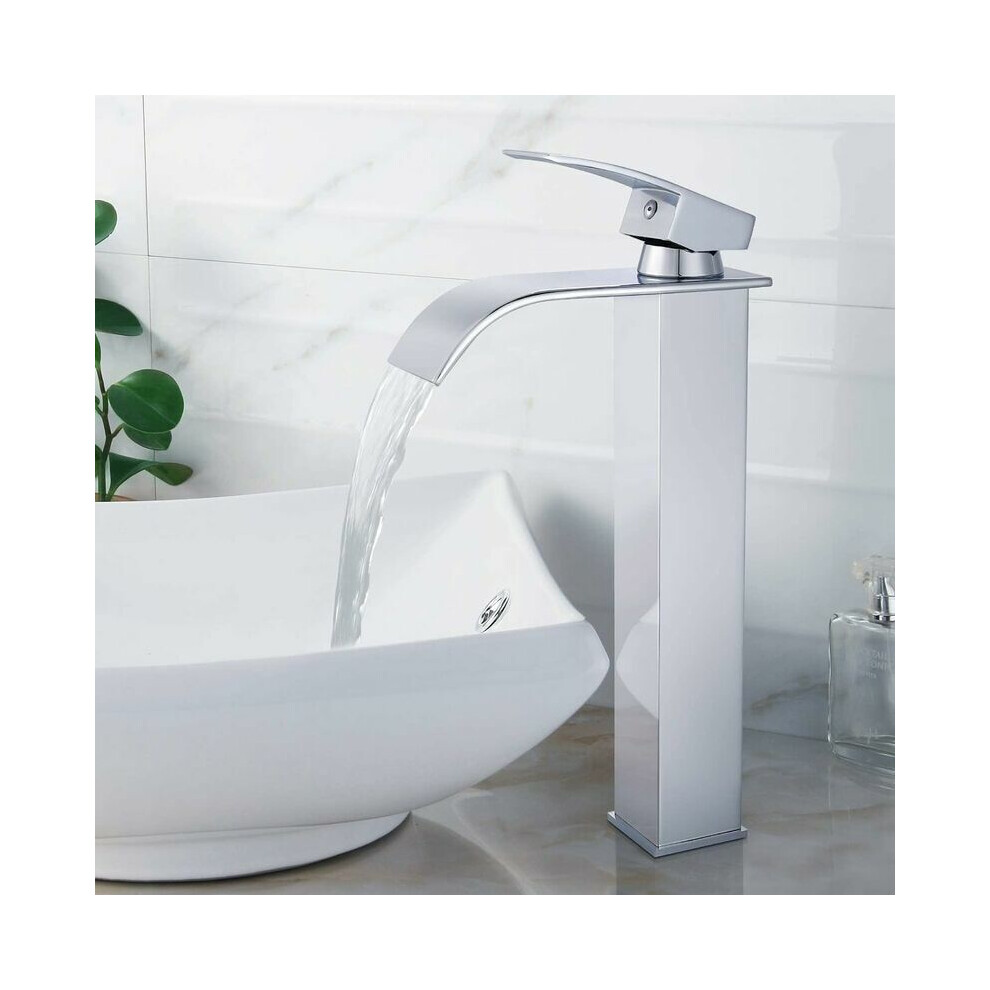 Rust-Resistant Brushed Nickel Finish Faucet, Modern Bathroom Faucet With Ceramic Cartridge For Water-Saving Efficiency 9466005061636