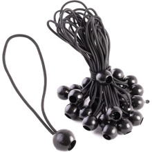 Cordons élastiques à boule ultra-résistants, 21 cm (8,25 po), polyvalents pour fixer les bâches, fixation rapide, idéaux pour les activités de