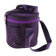 814 Inch Singing Bowl Carry Bag, Cotton Padded Singing Bowl Bag Backpack, Waterproof, Purple, 8 Inches
