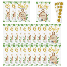 24 stuks babyshower krasloterijkaarten stijlvolle