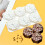 Honingraatvorm met 6 holtes Mousse-cakevorm 5