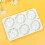 Honingraatvorm met 6 holtes Mousse-cakevorm 4