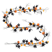 Zwarte esdoornblad Vine kunstmatige herfst Vine Halloween