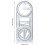 Geometric Ruler  Multifunctional Mathematical Drawing Tool for School 3