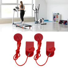 Chiave di sicurezza per tapis roulant, blocco di sicurezza magnetico universale per tapis roulant con clip robusta e cordino in poliestere resistente