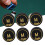 6 Stück Pool-Billard-Queue-Spitzen, 12 mm, 12
