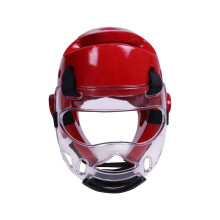 Karate Headgear Taekwondo Head Gear For Sparring Training Red Size S L