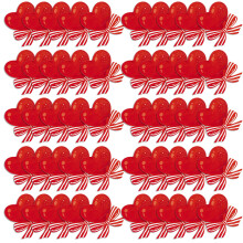 50 stuks hartlollipop papieren kaarten voor Valentijn