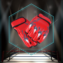 Halbfinger-Boxhandschuhe für MMA-Training, offene Handfläche, atmungsaktives Mesh-Futter, hochdichte Schaumstoffpolsterung, strapazierfähiges