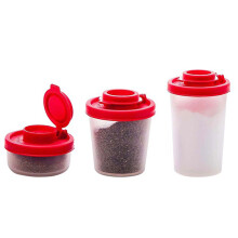 Campingkruidenfles Compacte zout- en pepercontainers voor