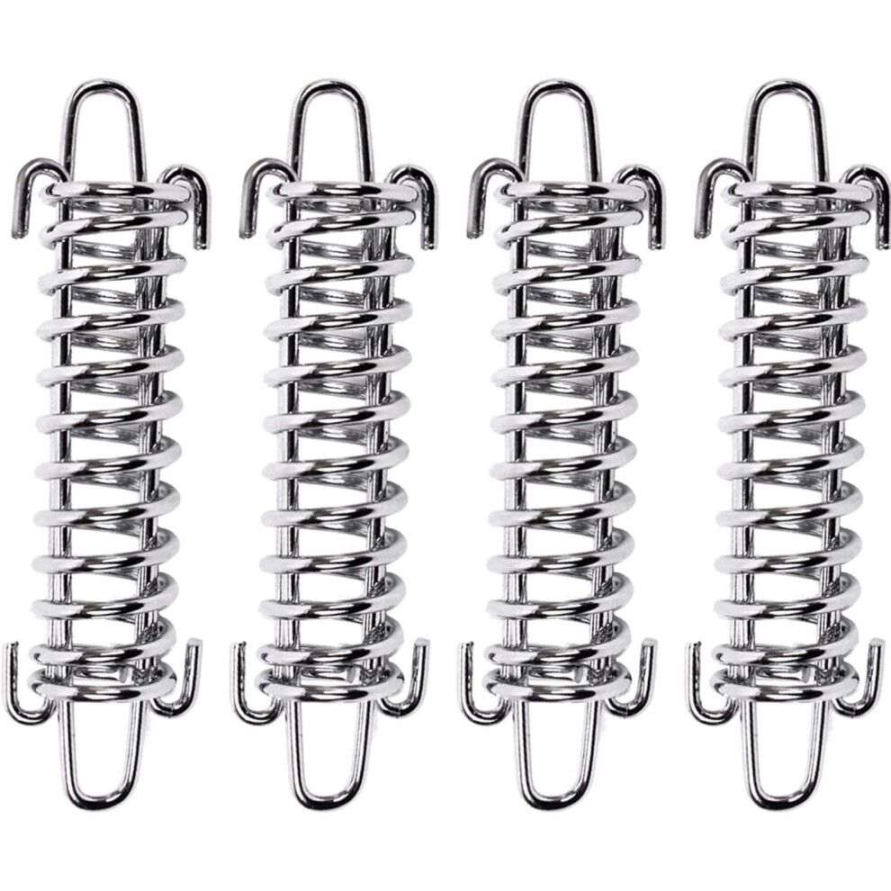 Innovative Stainless Steel Dog Leash Shock Absorber, Designed For Adventure Seekers, Offers Unmatched Durability And Functionality (4 Pieces) 9454554853307