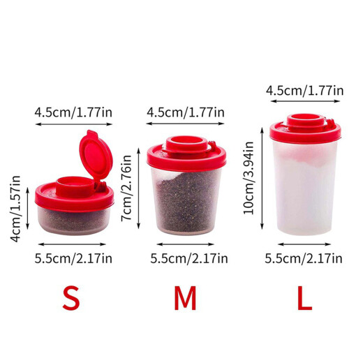 Campingkruidenfles Compacte zout- en pepercontainers voor 2