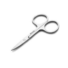 Professional Stainless Steel Grooming Scissors, Fine Straight Tip, Nose Hair Cutting