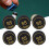 6 stücke Pool Billard Queue Tipps 12mm Billard 10