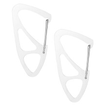 Hochtemperaturbeständiger Edelstahl-Rucksackclip, verschleißfest, korrosionsbeständig, für Rucksäcke, Angelzangen, Schlüsselanhänger,
