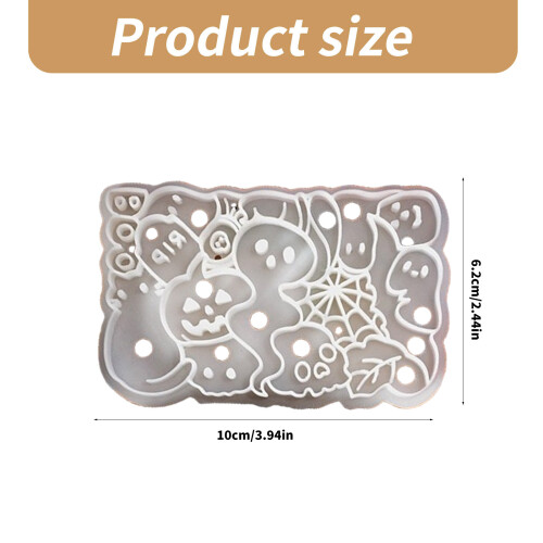 Plastic koekjesvormen Cartoon Halloween Cookie Cutter Biscuit 2