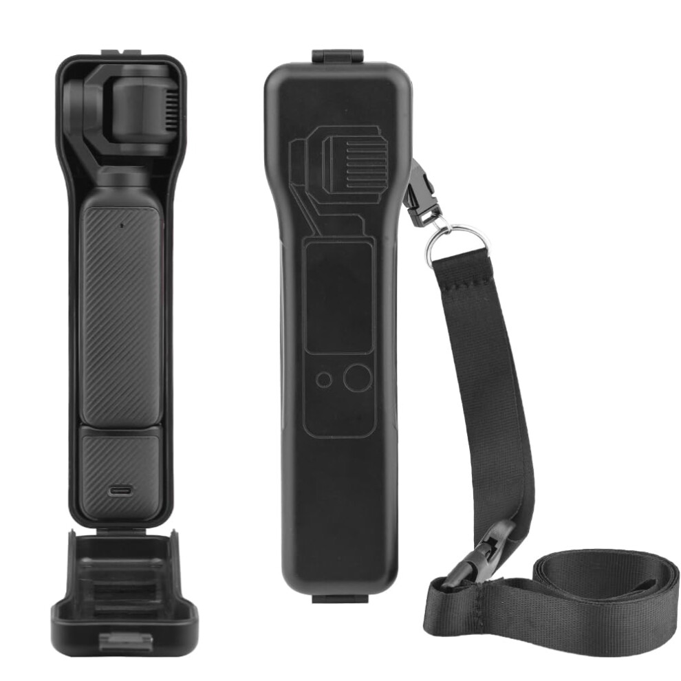 Mini Carrying Case For Dji Osmo Pocket 3 Camera, Portable Handbag, Storage Bag With Lanyard, Black 9001264382438