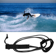 Surfleine für Paddleboards, rutschfeste Manschette, verstellbarer Knöchelriemen mit TPU-Schnur und Doppelwirbelsystem, Sicherheitsleine für kurze