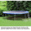 Trampoline Cover Fits 6ft16ft Blue Safety Pad Protector Round Spring Cover Replacement Mat For Bounce Frame 5