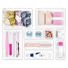 Ordelijke en toegankelijke lade-make-up-organizer voor badkamer
