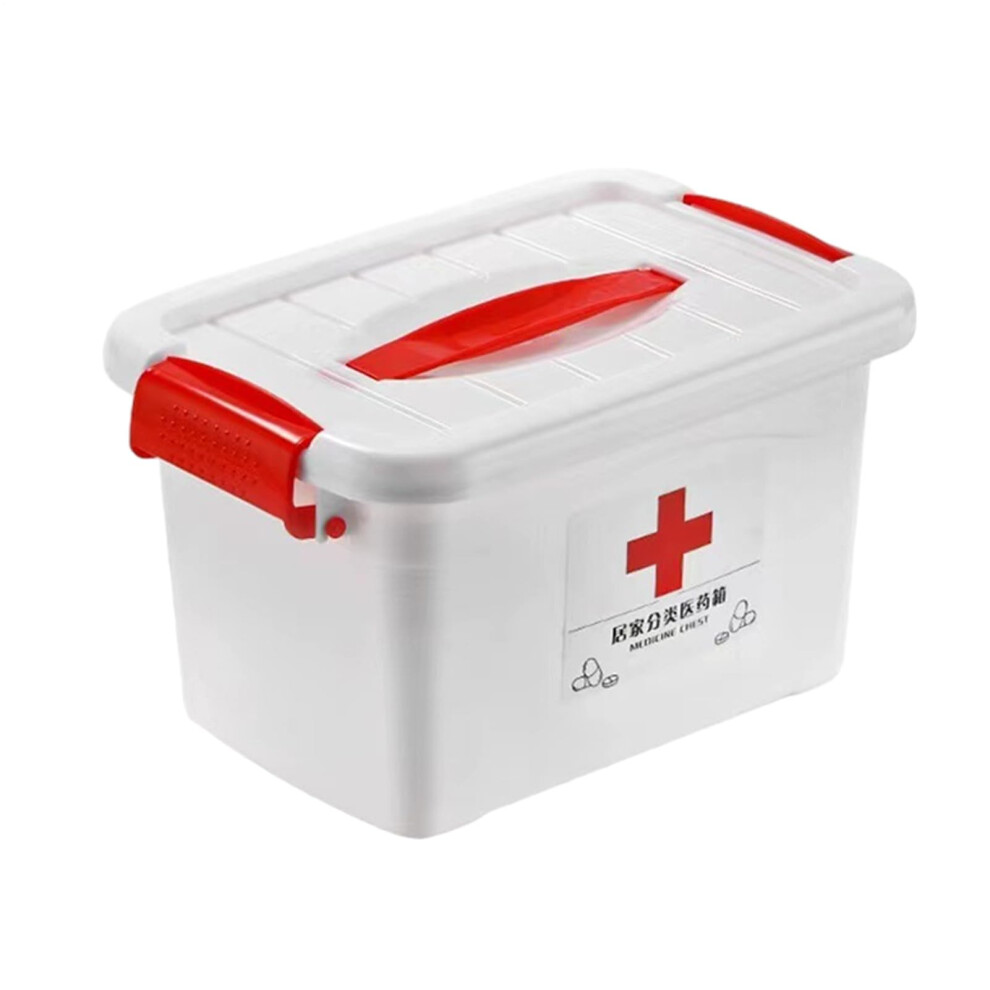 Family Medicine Portable Medicine Storage Container Travel Case Double Layer Pill Organizer Large Capacity